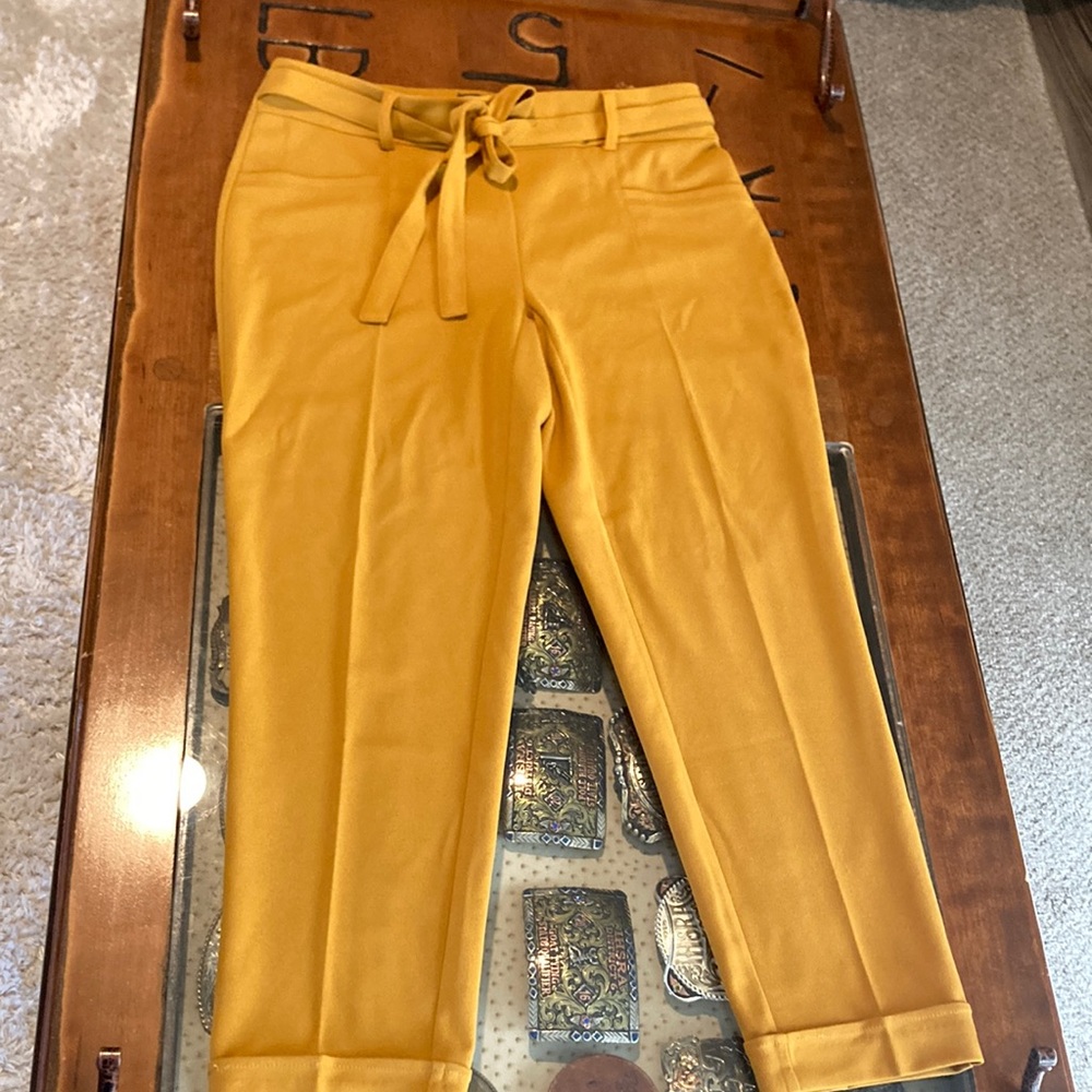 Mustard work pants